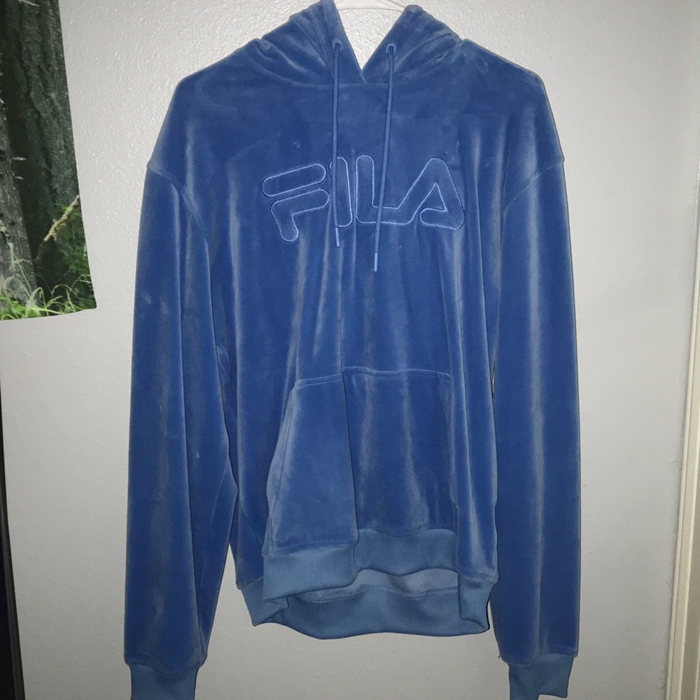 FILA velour hoodie